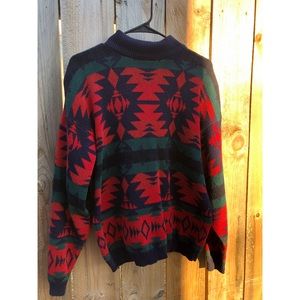 Boho Aztec Print Babette and Partners Sweater